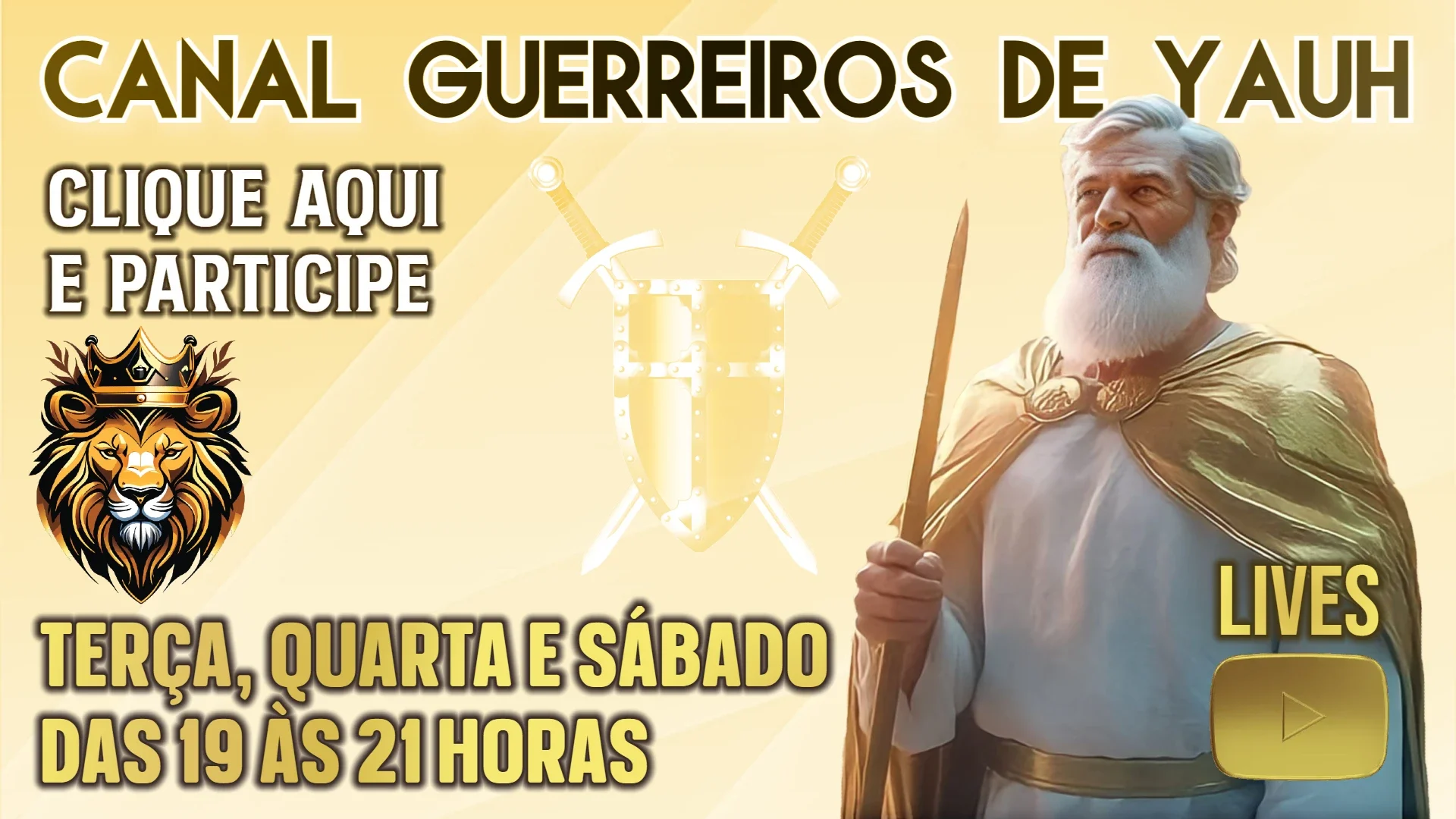 Banner para live Guerreiros de YAUH