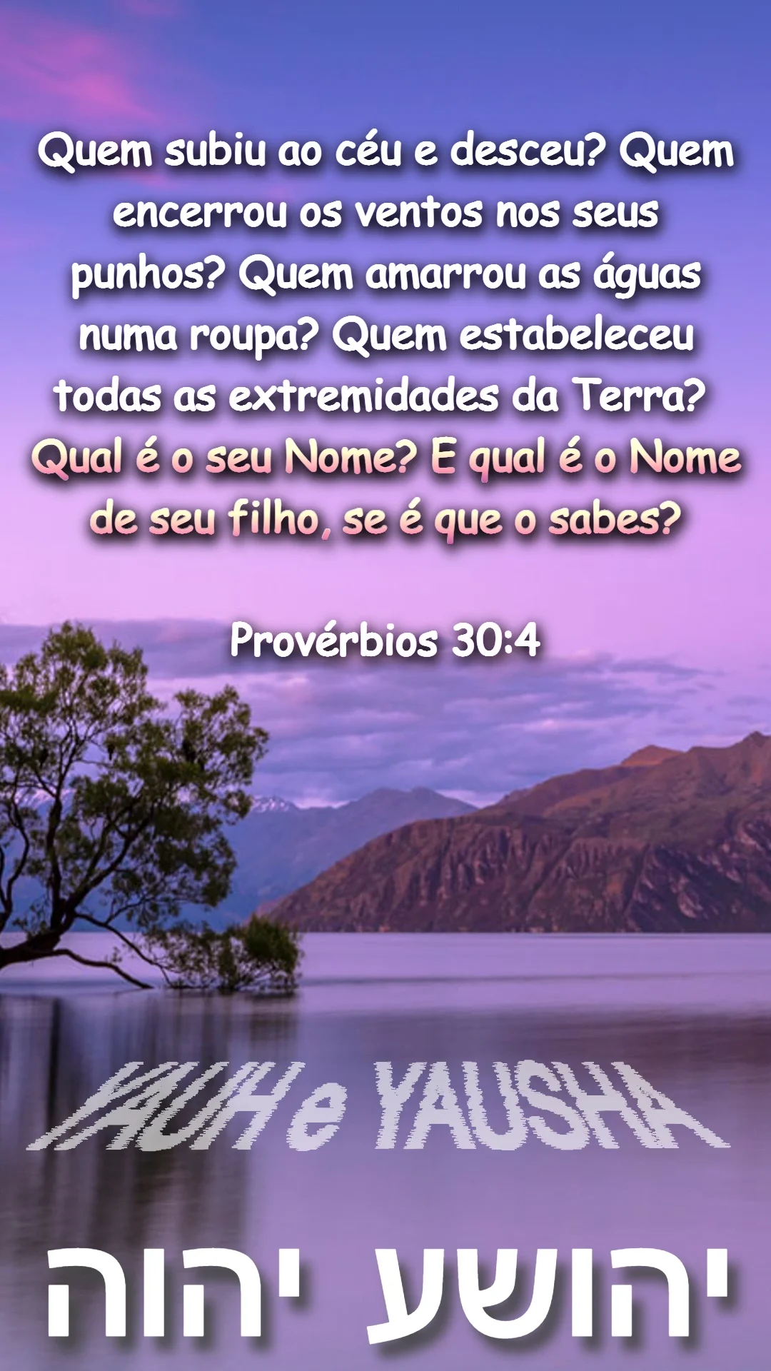 Provérbios 30:4